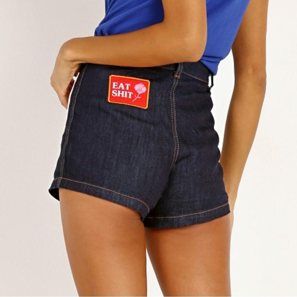 Sugarhigh Lovestoned Woody Shorts in Denim NWT